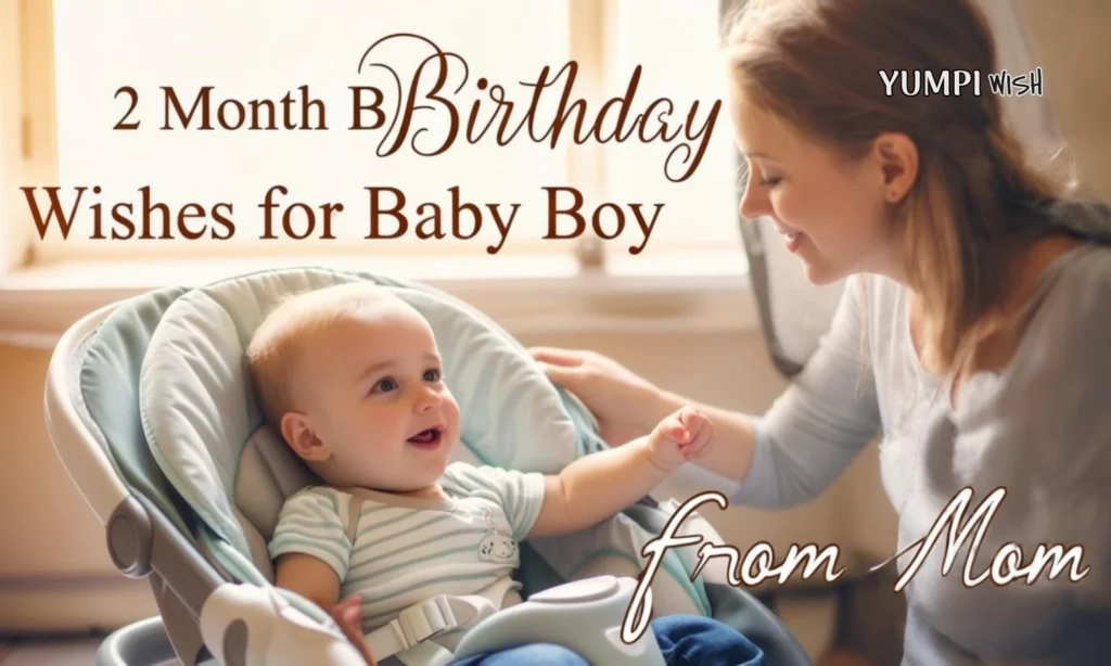 2 Month Birthday Wishes for Baby Boy from Mom