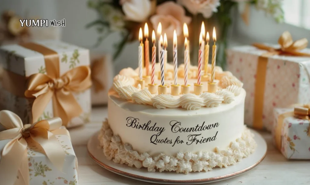 Birthday Countdown Quotes For Friend