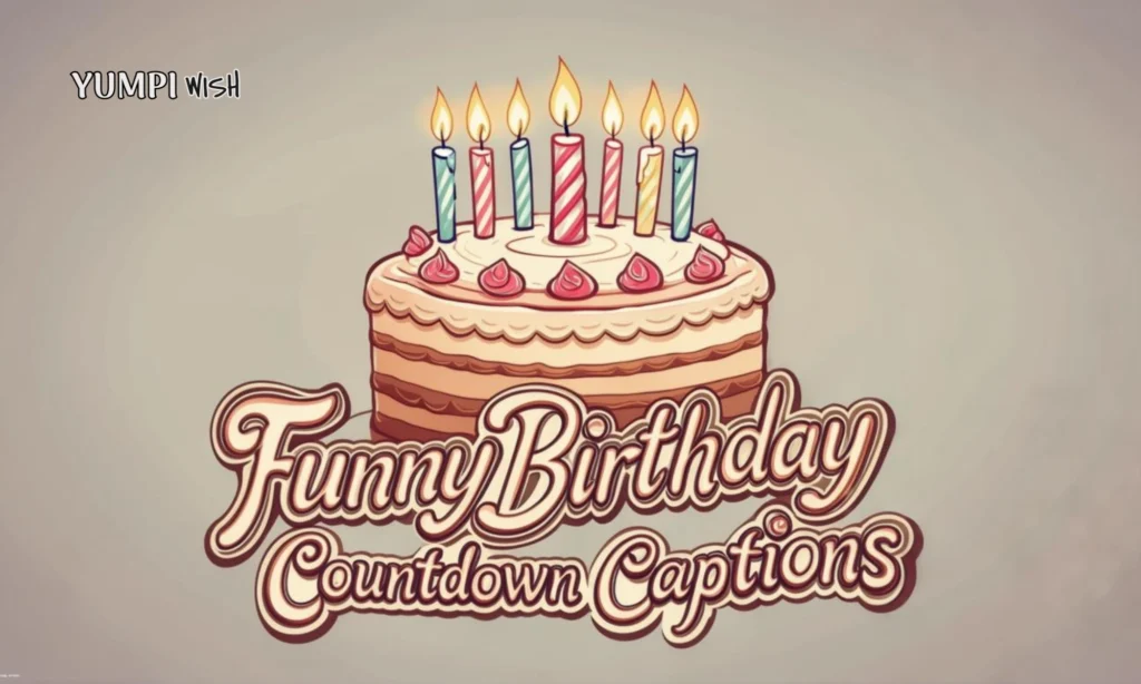 Funny Birthday Countdown Captions