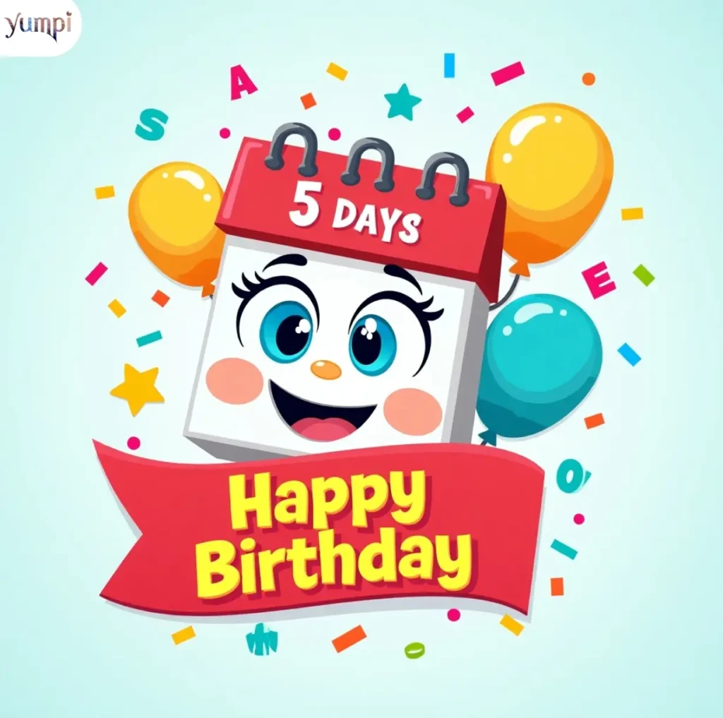 Funny Just 5 Days To Go For Your Birthday Ideas