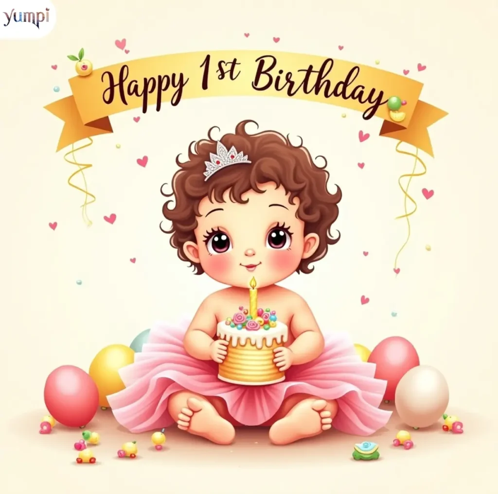 Heart touching birthday wishes for baby girl