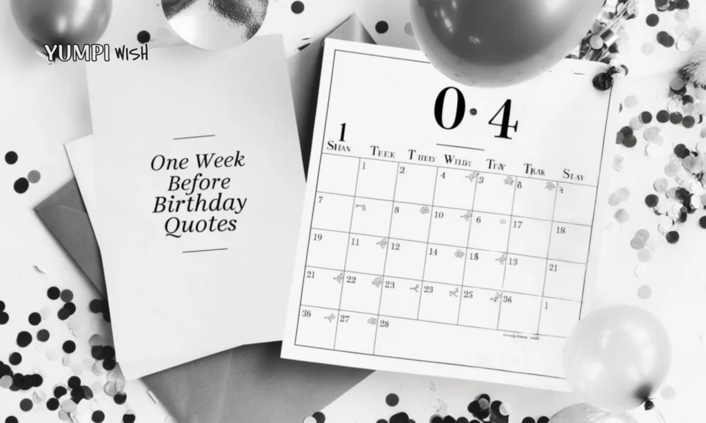 One Week Before Birthday Quotes