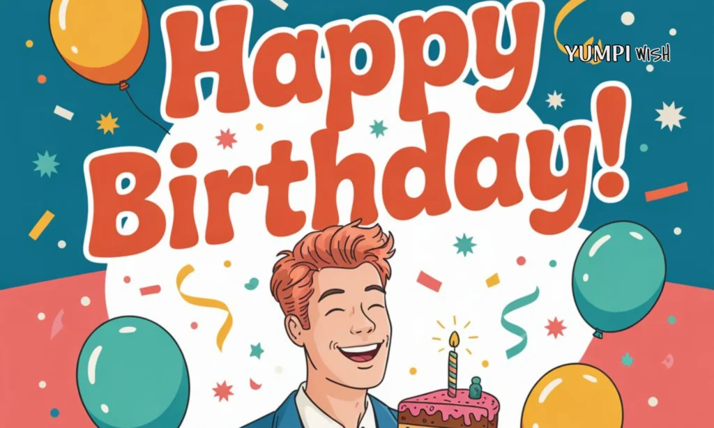 Short & Cute Handsome Man Birthday Wishes