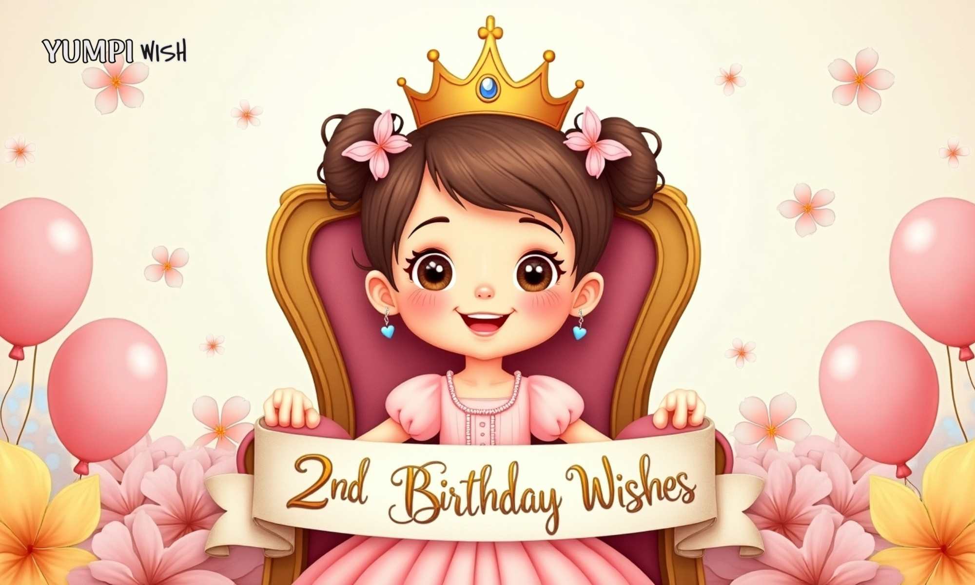 2nd Birthday Wishes For Little Princess