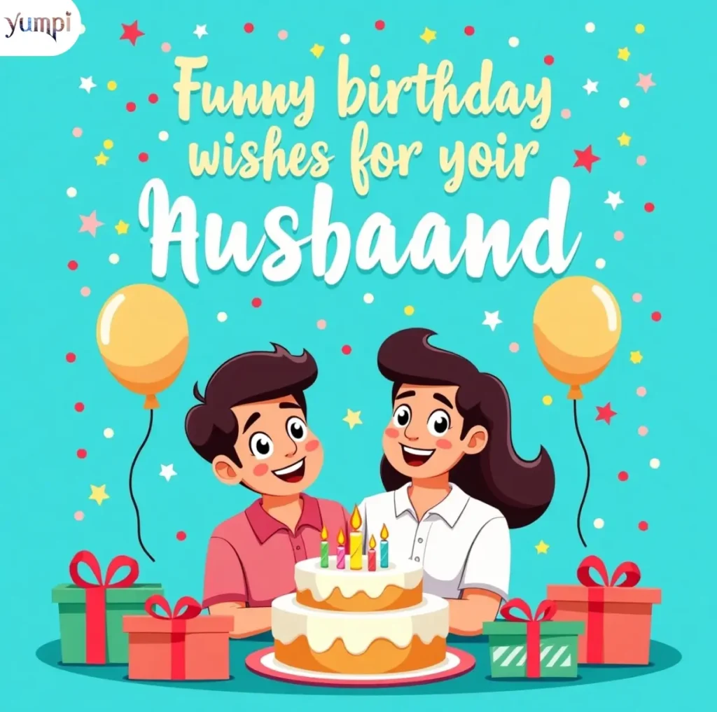 Funny Birthday Wishes for Husband with a Twist