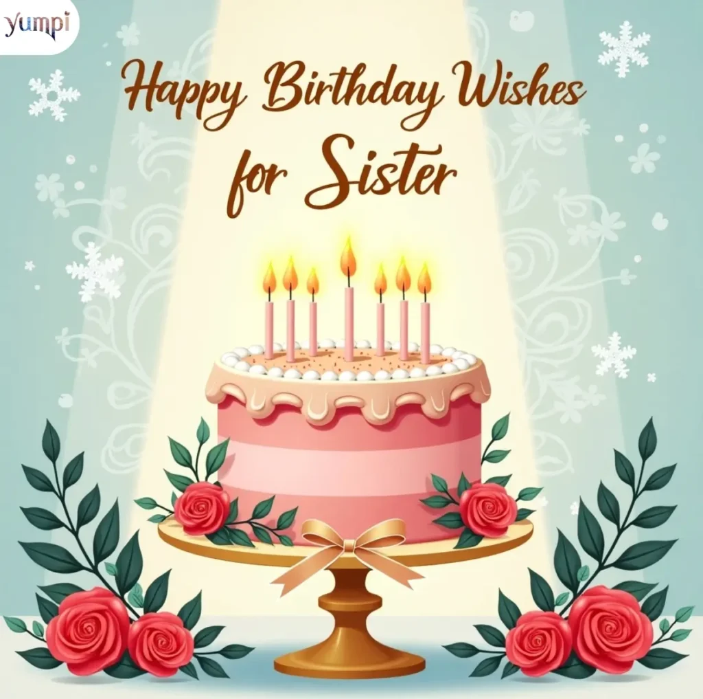 Formal Birthday Wishes for Sister