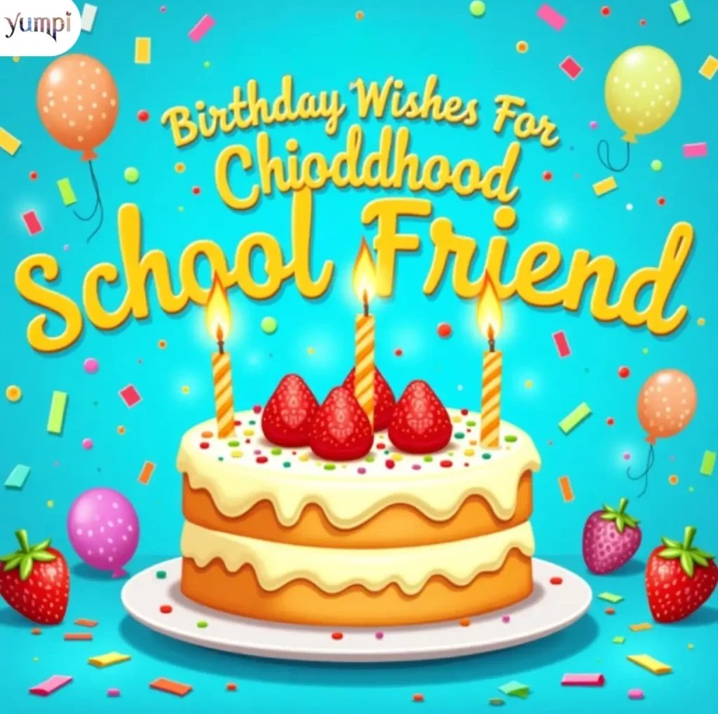 Special Birthday Wishes For Childhood School Friend