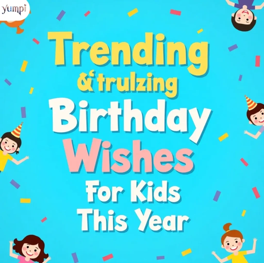 Trending Birthday Wishes for Kids This Year