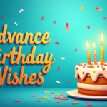 Advance Birthday Wishes For Friend