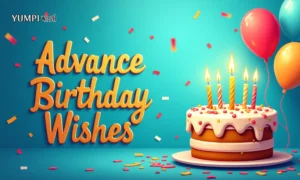 Advance Birthday Wishes For Friend