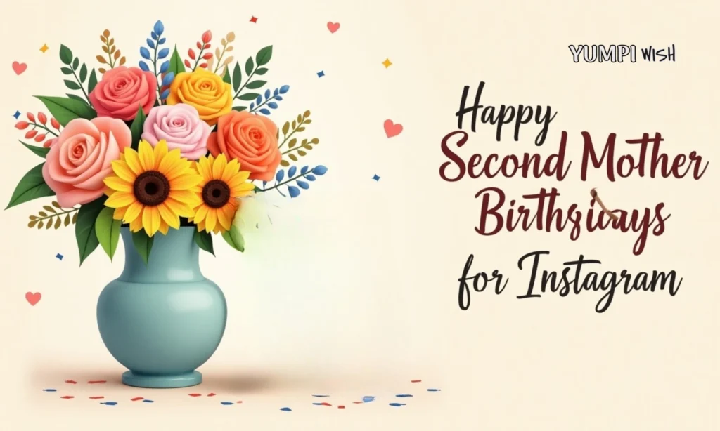Best Second Mother Birthday Messages for Instagram
