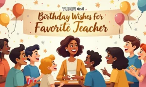 Birthday Wishes For Favorite Teacher