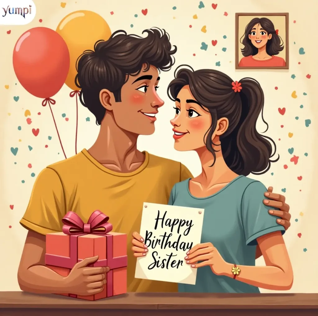 Birthday Wishes For Sister Far Away From Brother