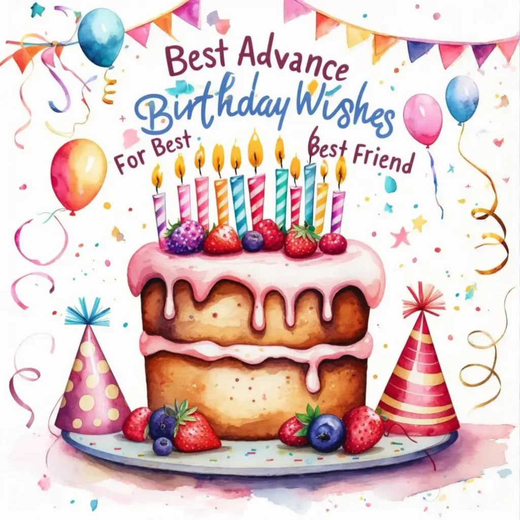 Heartfelt Advance Birthday Wishes For Best Friend