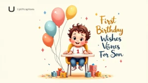 First Birthday Wishes For Son