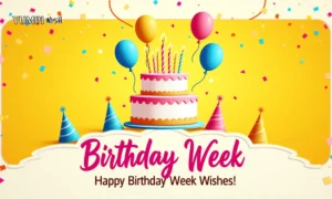 Happy Birthday Week Wishes