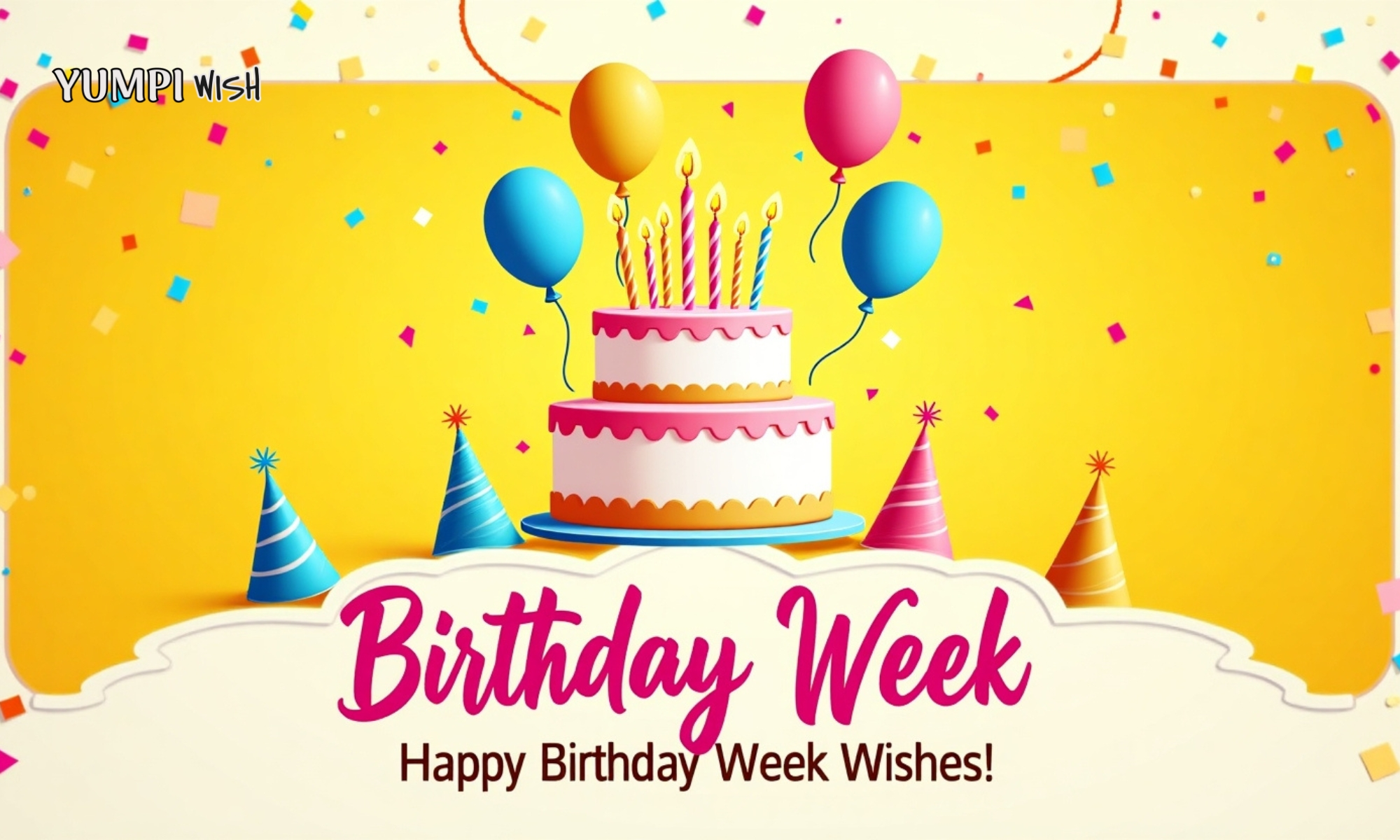 Happy Birthday Week Wishes