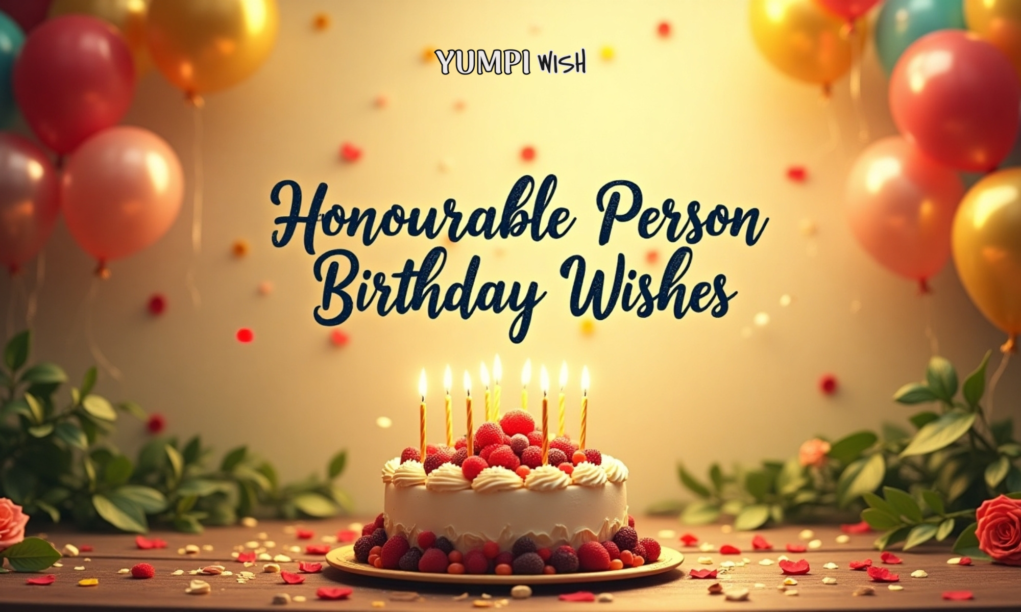 Honourable Person Birthday Wishes