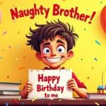 Naughty Brother Birthday Wishes
