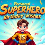 Personal Superhero Birthday Wishes
