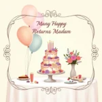 Many Happy Returns Madam