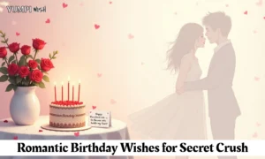 Romantic Birthday Wishes for Secret Crush