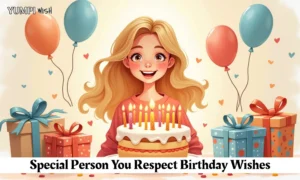 Special Person You Respect Birthday Wishes